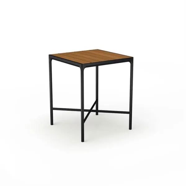 HOUE - FOUR baaripöytä 90x90 cm - Bambu