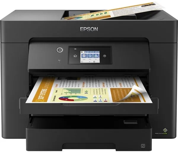 Epson WorkForce WF-7830DTWF A3 Monitoiminen mustesuihkutulostin faksilla - Väri - Muste