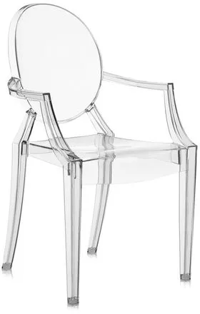 Kartell Lou Lou Ghost ruokapöydän tuoli - Lapset - Kristalli