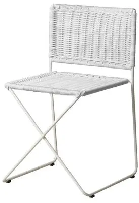 Santa & Cole Ramón Chair Ulkotuoli Luonnollinen Valkoinen