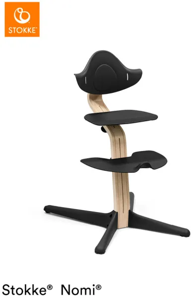 Stokke Nomi -tuoli - Luonnonmusta