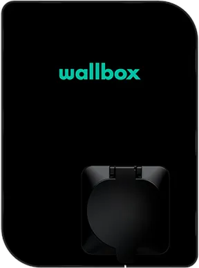 Wallbox Copper SB latauslaatikko Wi-Fi 22 kW Tyyppi 1 ja 2, musta