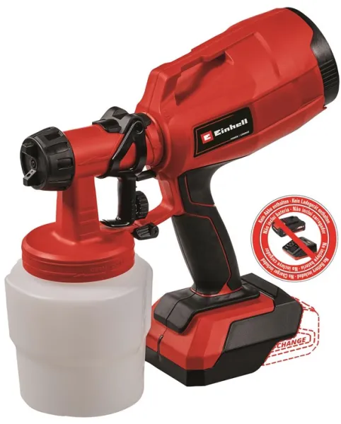 Einhell TC-SY 18/60 Li Akkukäyttöinen maalisumutin 18 volttia ilman akkua ja laturia