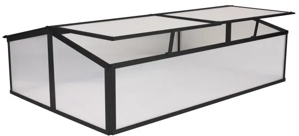 Pieno kasvihuone musta 120x80x37cm