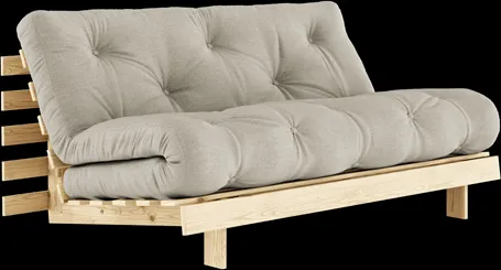 Karup Design Roots Vuodesohva patjalla 160x200 914 Pellava/Mänty