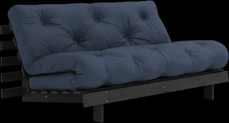 Karup Design Roots Vuodesohva Roots Patjalla 160x200 Merensininen/Mustalakattu