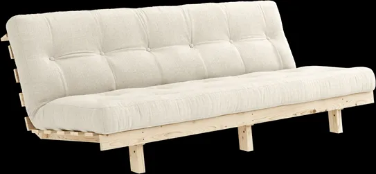 Karup Design Lean Vuodesohva Alpha-patjalla 130x200 Pellava/Raaka