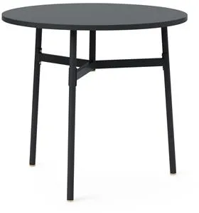 Normann Copenhagen Union Pöytä Musta Ø80 X K74,5 cm
