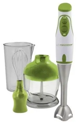 Esperanza Stavblender EKM003G - käsikäyttöinen tehosekoitin - pesto vihreä - 450 W